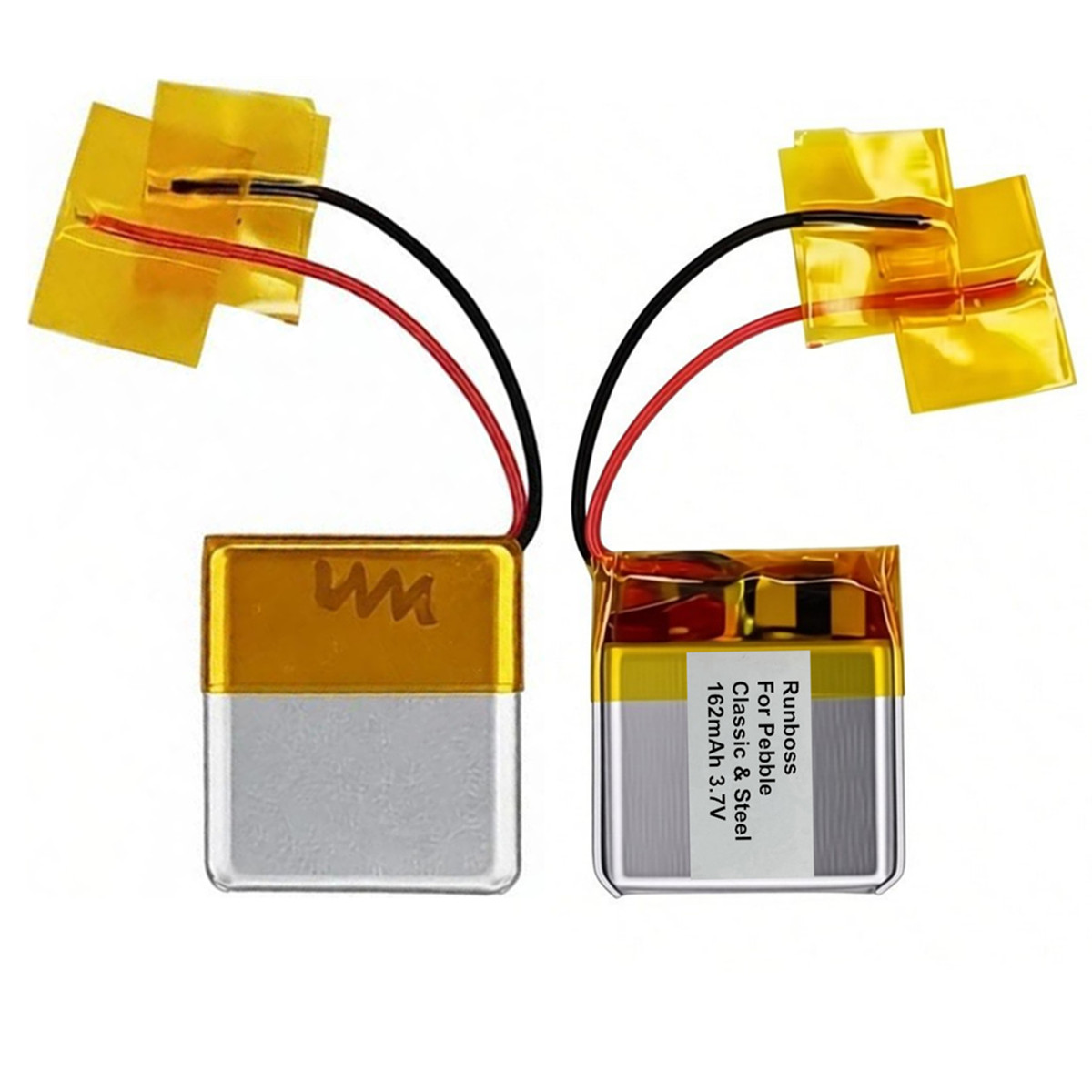 Smartwatch Pebble Watches - 2 Stück/Set 162mAh 3,7V Lithium-Polymer-Akku für