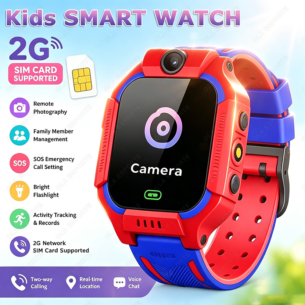 Smartwatch Watches For Kid Boy With Gps - 2026 Neue 2G Kinder-Smartwatch mit SIM-Karte,