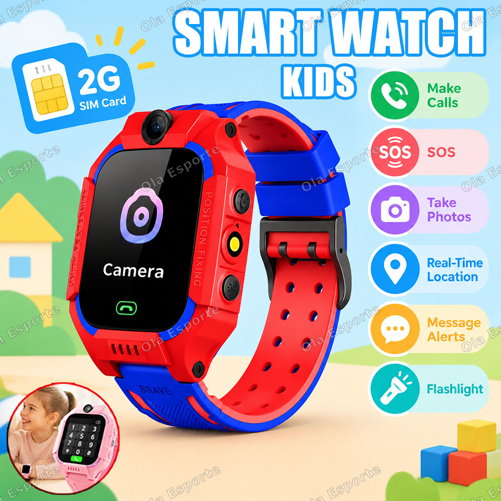 Smartwatch Watches For Kid Boy - 2027 Neue 2G/5G Kinder-Smartwatch GPS-Ortung SIM-Karte