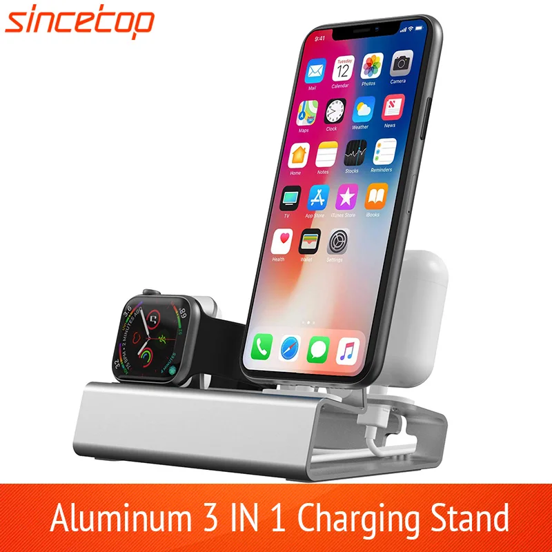 Watch Xs8 - Aluminium 3-in-1 Ladestation für iPhone 16
