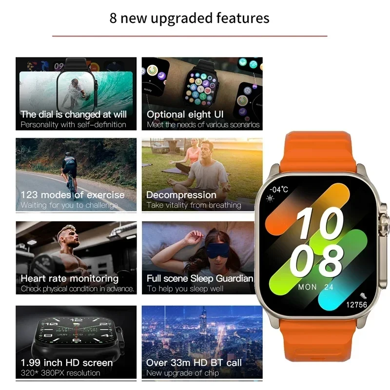 Neue Smartwatch T10 Ultra 49mm – Smartwatch Watches For Men With Gps Bewertung und Preis