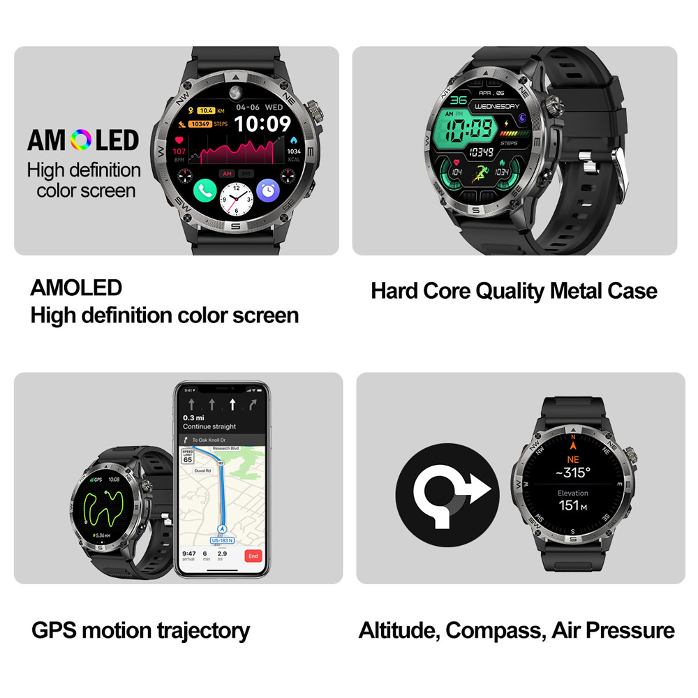 NORTH EDGE GPS-Sport-Smartwatc – Smartwatch Watches For Men With Gps Bewertung und Preis