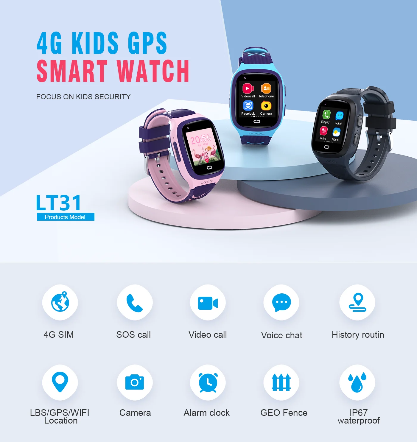 4G Kinder Smartwatch SOS Wasse – Smartwatch Watches Kids Bewertung und Preis