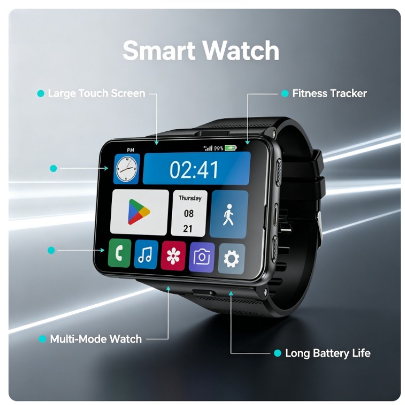 S999 Plus Smartwatch, 4G Andro – Smartwatch Watches For Men With Gps Bewertung und Preis