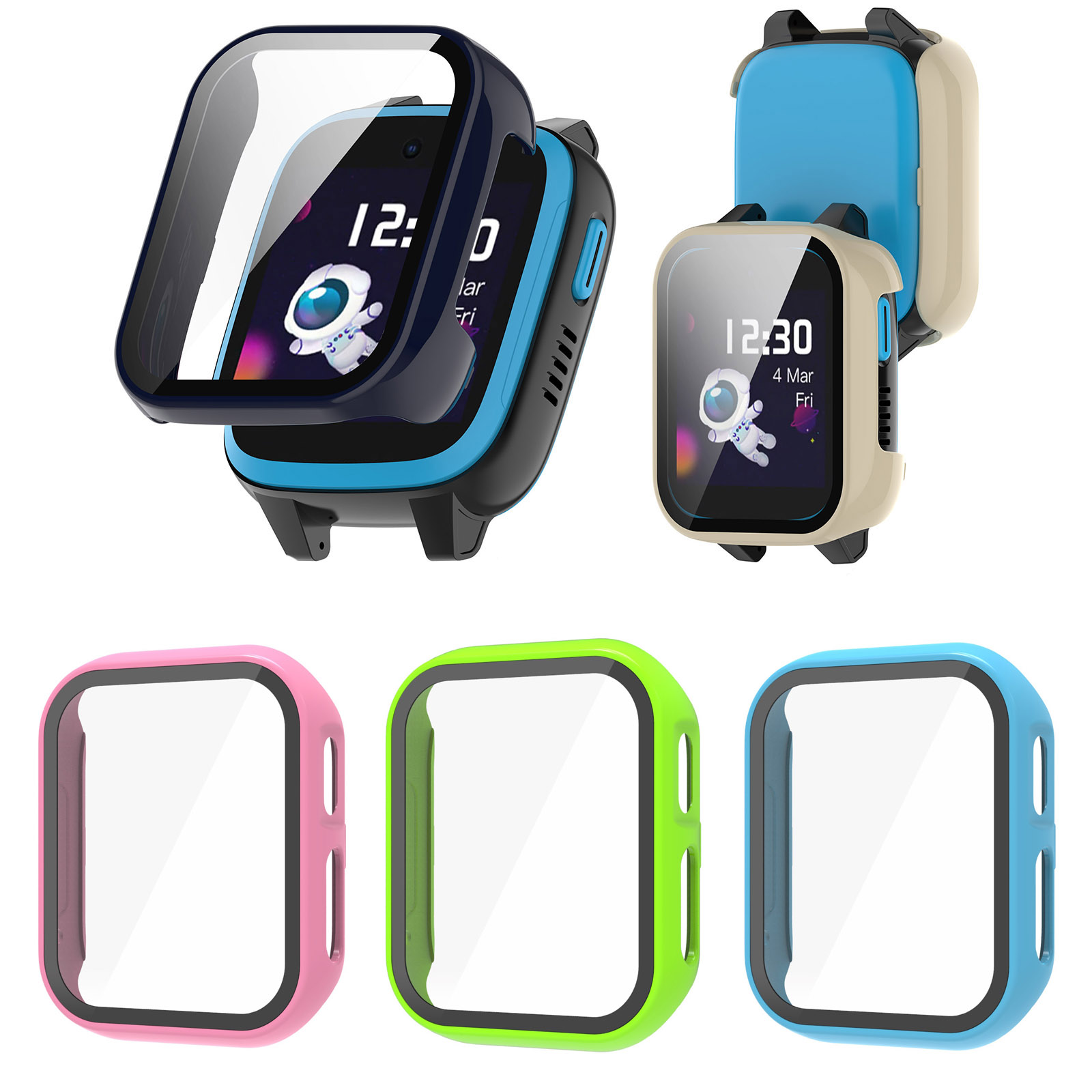 Harte Kante Shell Glas Screen  – Smartwatch Watches Kids Bewertung und Preis