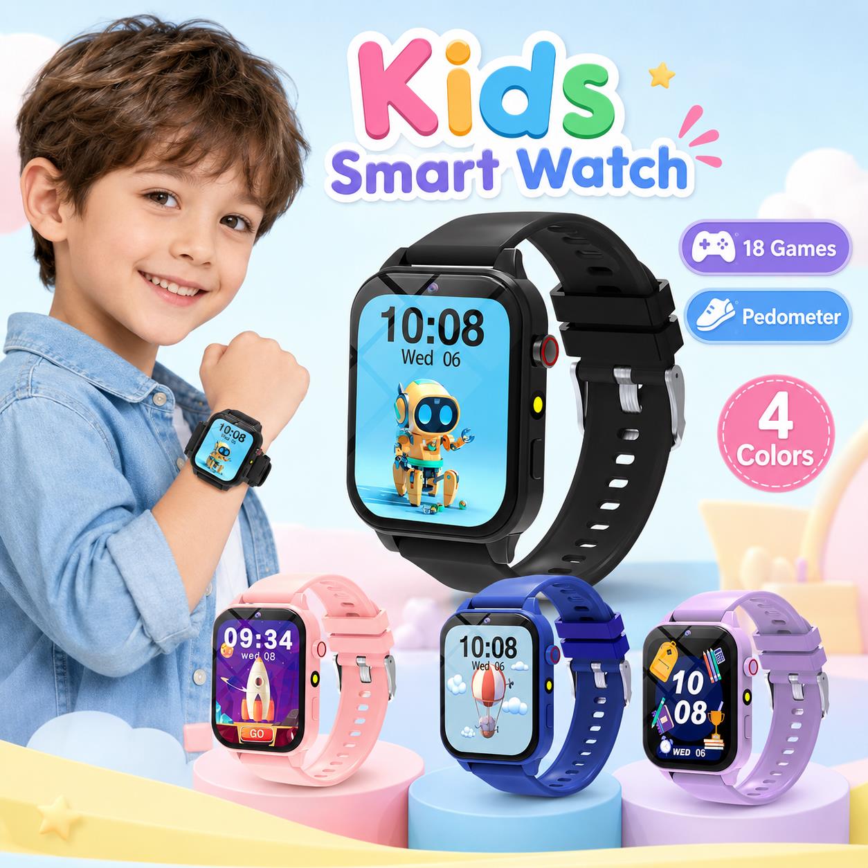 Smartwatch-Spiele für Kinder 1 – Smartwatch Digital Watches For Boys Bewertung und Preis