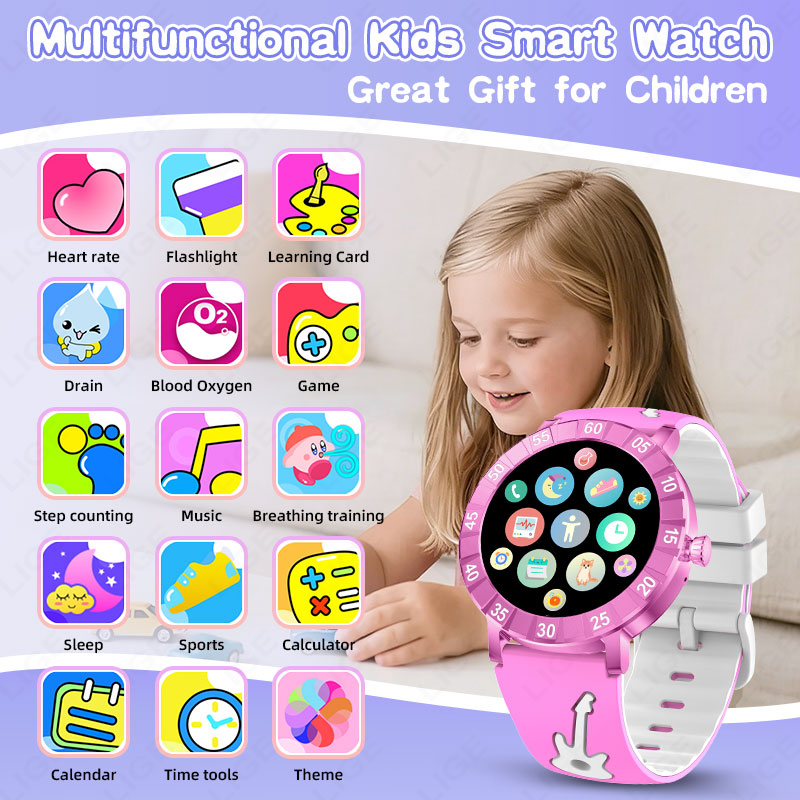 LIGE Mädchen Smartwatch SOS Ki – Smartwatch Watches Useful Gift For Boys Bewertung und Preis