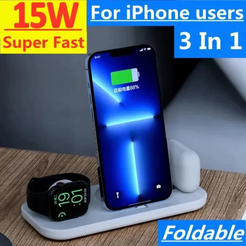 Faltbare 3-in-1-Wireless-Lades – Watch Xs8 Bewertung und Preis